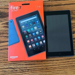 NWOT Amazon Twilight Blue Fire 7 with Alexa 16GB Kindle